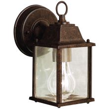 Barrie 9" Outdoor Wall Light with Beveled Glass Panels