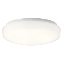 Ceiling Space Single Light 10-3/4" Wide Integrated LED Flush Mount Ceiling Fixture