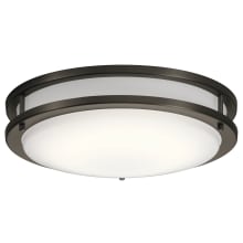 Avon 14" Wide Integrated LED Flush Mount Drum Ceiling Fixture