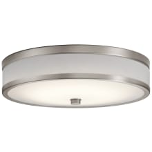 Pira 15" Wide Integrated LED Flush Mount Drum Ceiling Fixture
