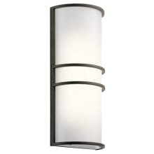 16" Tall Integrated LED Wall Sconce - ADA Compliant
