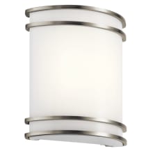 Single Light 11" Tall Integrated LED Wall Sconce - ADA Compliant
