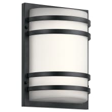 13" Tall Integrated LED Outdoor Wall Sconce
