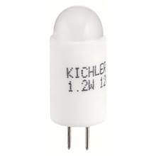 1 Watt T3 Bi Pin LED Bulb- 85 Lumens, 3000K, and 80CRI