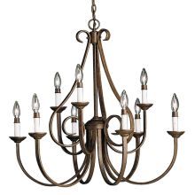 Dover 9 Light 32-1/2" Wide Candle-Style 2-Tier Chandelier