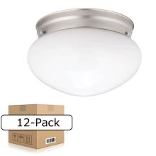 12-Pack of 1 Light Flush Mount Ceiling Fixture from the Ceiling Space Collection