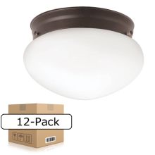 12-Pack of 1 Light Flush Mount Ceiling Fixture from the Ceiling Space Collection