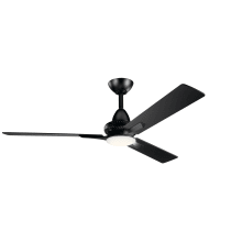 Kosmus 52" 3 Blade Indoor Ceiling Fan - LED Light Kit Included