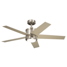 Brahm 48" 5 Blade Indoor LED Ceiling Fan with Remote Control
