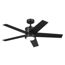 Brahm 48" 5 Blade Indoor LED Ceiling Fan with Remote Control