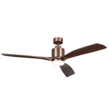 Ridley 60" 3 Blade Indoor LED Ceiling Fan with Wall Control