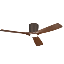 Volos 54" 3 Blade Indoor LED Ceiling Fan with Wall Control