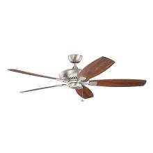 60" Canfield XL Indoor Ceiling Fan with Blades and Pull Chain