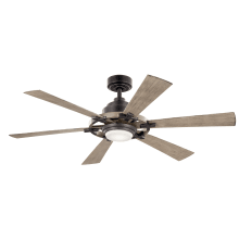 Gentry Lite 52" 6 Blade Indoor / Outdoor LED Ceiling Fan