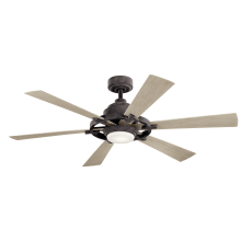 Iras 52" 6 Blade Indoor / Outdoor LED Ceiling Fan with Wall Control