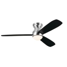 Bead 54" LED Hugger Indoor Ceiling Fan with Remote Control