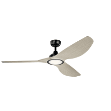 Imari 65" 3 Blade Indoor / Outdoor DC Motor Ceiling Fan with Blades, LED Light Kit and Wall Control
