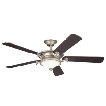 Rise 60" 5 Blade LED Indoor Ceiling Fan with Wall Control