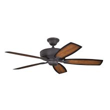 52" Indoor / Outdoor Ceiling Fan with Blades, Downrod and Remote Control