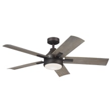 Tide 52" 5 Blade Indoor / Outdoor LED Ceiling Fan with Remote Control