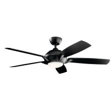 Geno 54" 5 Blade LED Indoor Ceiling Fan with Remote Control Included