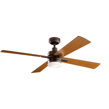 Lija 52" 4 Blade LED Indoor Ceiling Fan with Remote Control
