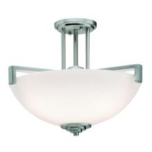 Eileen 3 Light Semi-Flush Indoor Ceiling Fixture / Converts to Pendant