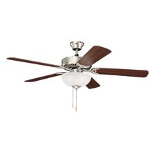 52" Indoor Ceiling Fan with Blades, Light Kit and Pull Chain