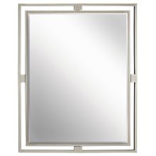 Hendrik Rectangle Beveled Framed Mirror - 24" W x 30" H