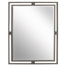 Hendrik Rectangle Beveled Framed Mirror - 24" W x 30" H