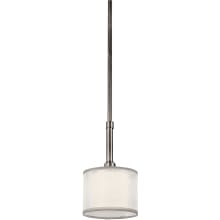 Lacey Single Light 6" Wide Pendant with Organza Shade and Diffuser