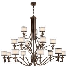 Lacey 18 Light 3 Tier Chandelier