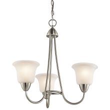 Nicholson Single-Tier  Chandelier with 3 Lights - 72" Chain Included - 21 Inches Wide