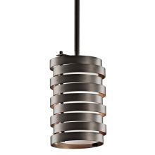 Roswell Single Light 5" Wide Cylinder Pendant