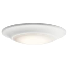 Single Light 8" Wide Integrated LED Flush Mount Bowl Ceiling Fixture / Wall Sconce - 18.5 Watts