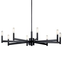 Erzo 8 Light 36" Wide Candle Style Chandelier