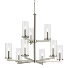 Crosby 9 Light 33" Wide Taper Candle Chandelier