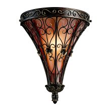 Marchesa Single Light 14" Tall Wall Sconce with Piastra Glass Shade