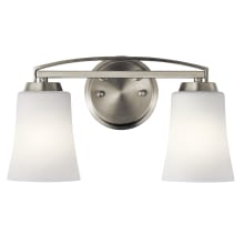 Tao 2 Light 14-1/2" Wide Bathroom Vanity Light