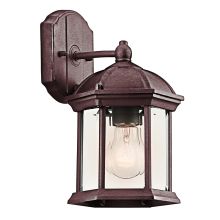 Barrie 11" Outdoor Wall Light with Beveled Glass Panels
