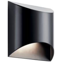 Wesley Light 8" Tall LED Outdoor Wall Sconce - ADA Compliant