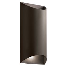 Wesley Light 14" Tall LED Outdoor Wall Sconce - ADA Compliant