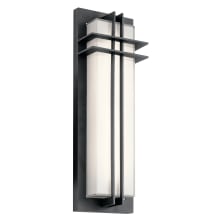 Manhattan 22" Tall Integrated LED Outdoor Wall Sconce - ADA Compliant