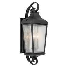 Forestdale 3 Light 31" Tall Outdoor Wall Sconce