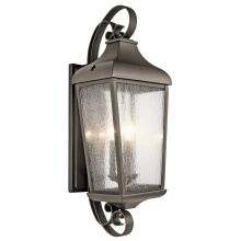 Forestdale 3 Light 31" Tall Outdoor Wall Sconce