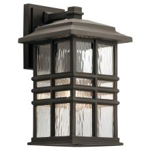 Beacon Square 14" Tall Outdoor Wall Sconce