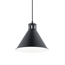 Zailey 11" Wide Single Pendant with Metal Shade