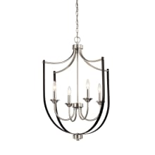 Tula 4 Light 24" Wide Taper Candle Style Chandelier