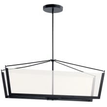 Calters 2 Light 14" Wide LED Linear Chandelier