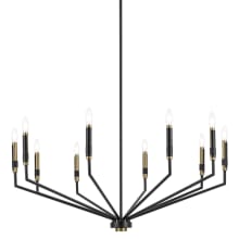 Armand 10 Light 39" Wide Taper Candle Style Chandelier